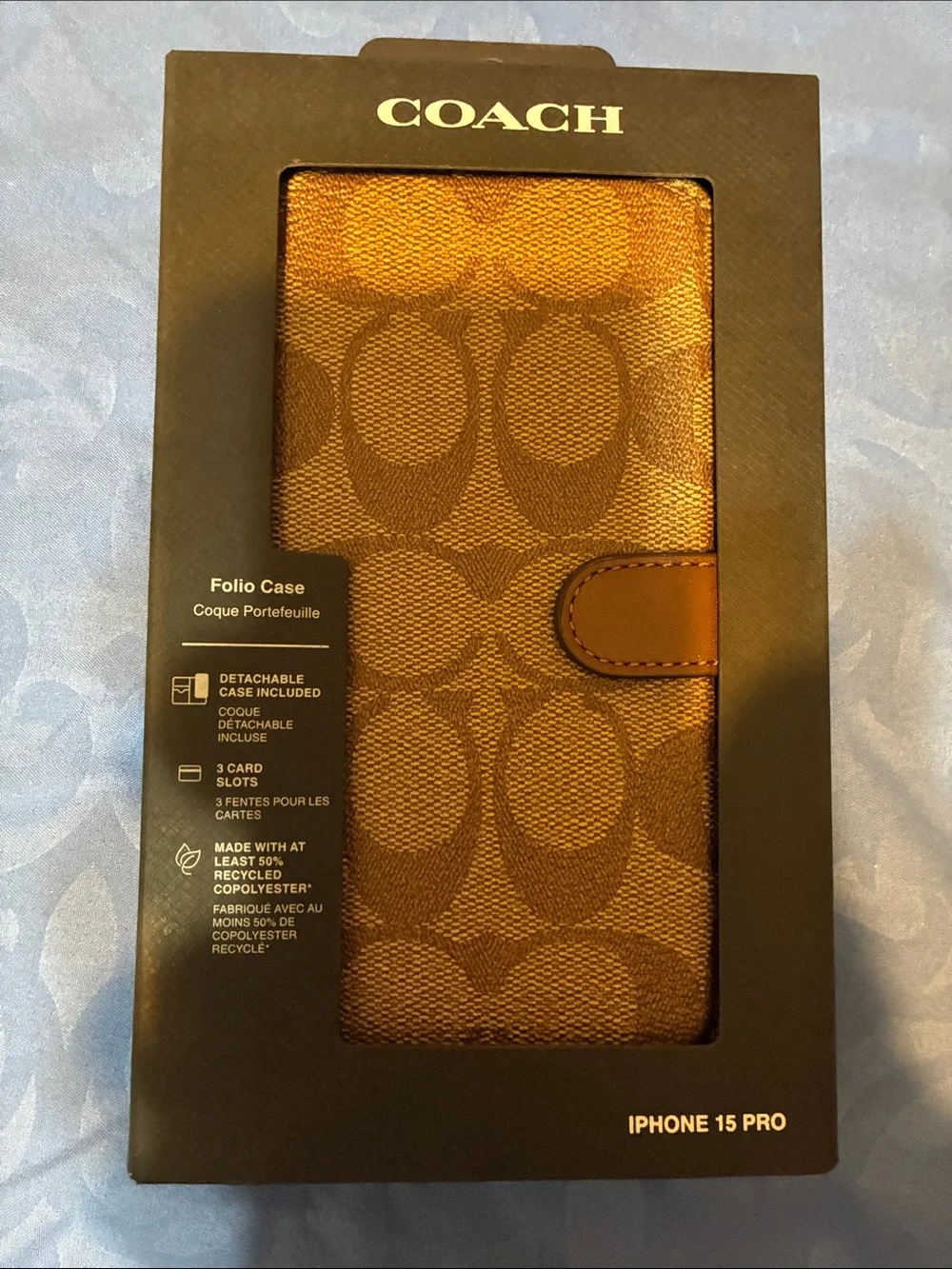 Coach folio phone